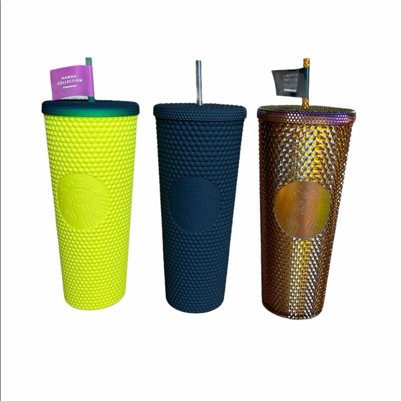 Starbucks Accessories - NWT Starbucks studded trio black yellow copper